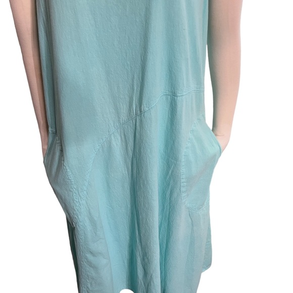 Eucalyptus Relaxed Fit Summer Light Turquoise Sleeveless Dress size L - Picture 5 of 9
